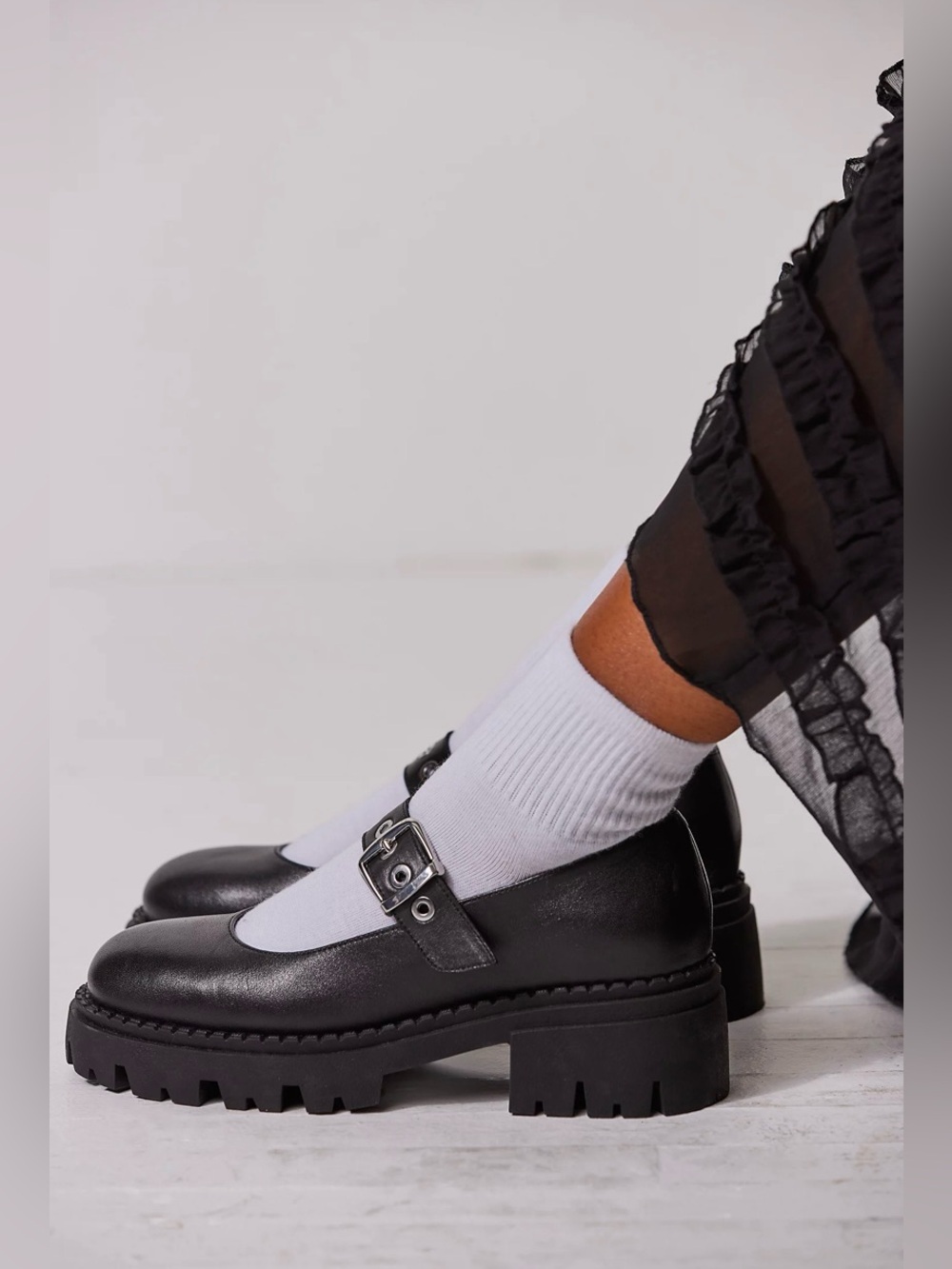 Free People Lola Platform Mary Janes